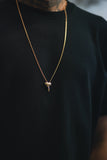 Claptone x Lovebullets Golden Mask Necklace