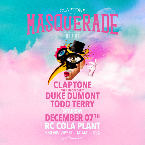 CLAPTONE'S 'THE MASQUERADE' RETURNS TO MIAMI FOR ART BASEL