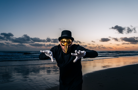 Techno Airlines interview Claptone